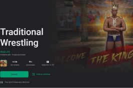 African Traditional Wrestling Game